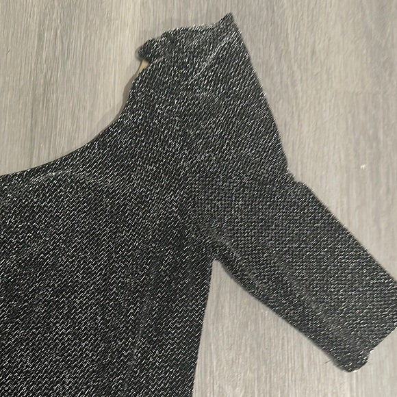 Mystic Gray Asymmetrical Backless Bodycon Dress - Picture 5 of 7